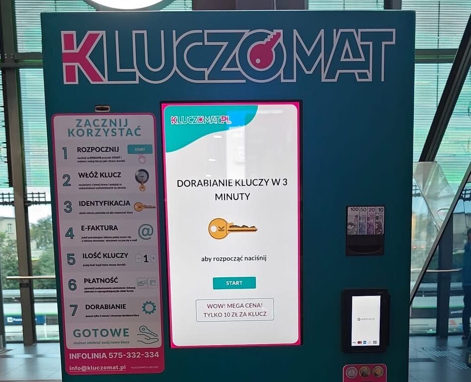 Inwestycja w automat do dorabiania kluczy